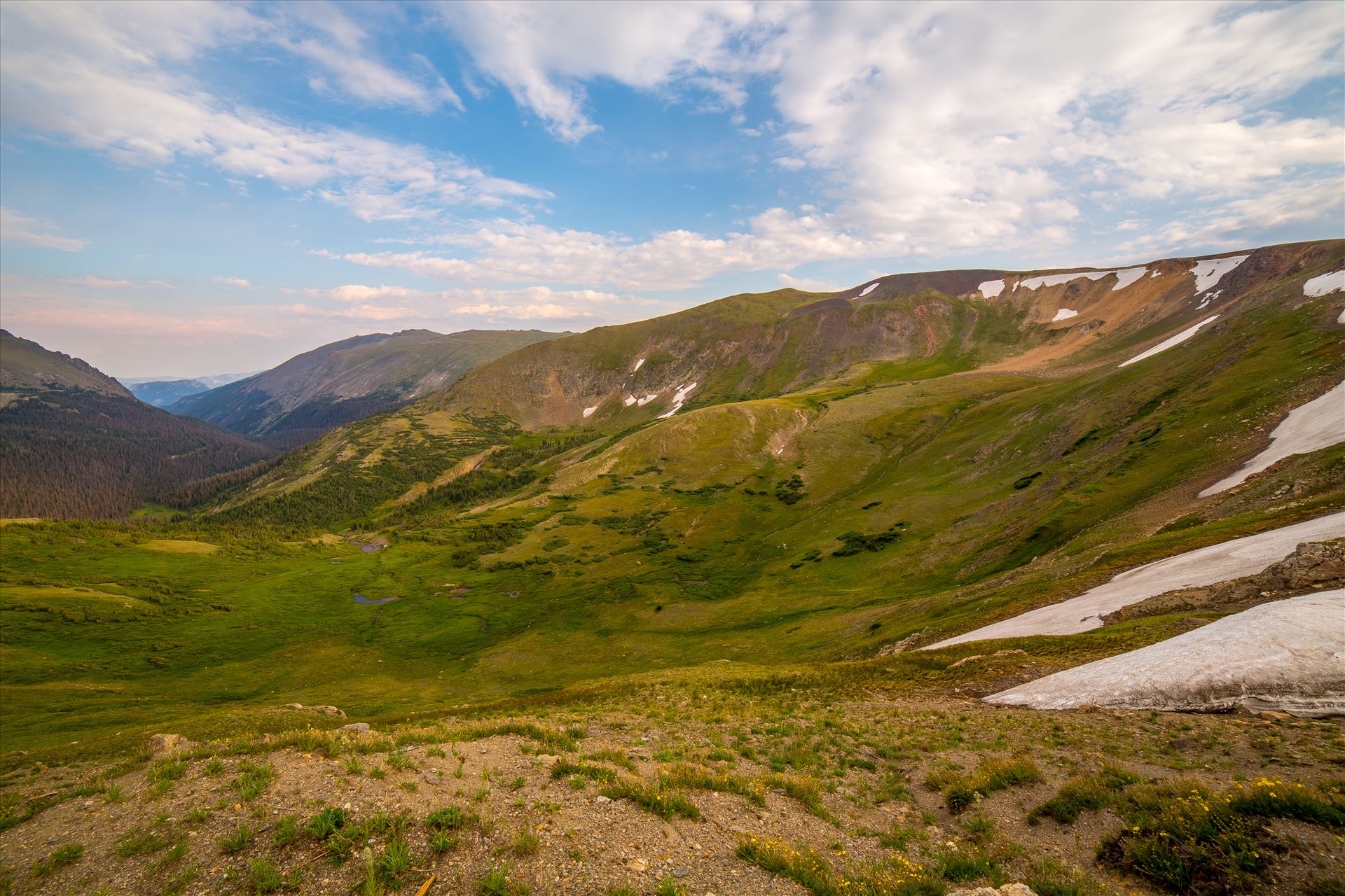 Trail Ridge Road - The view from Trail Ridge Road, at the Alpine Visitor's Center in the Rocky Mountain National Park. by Scott Smith Photography Test
